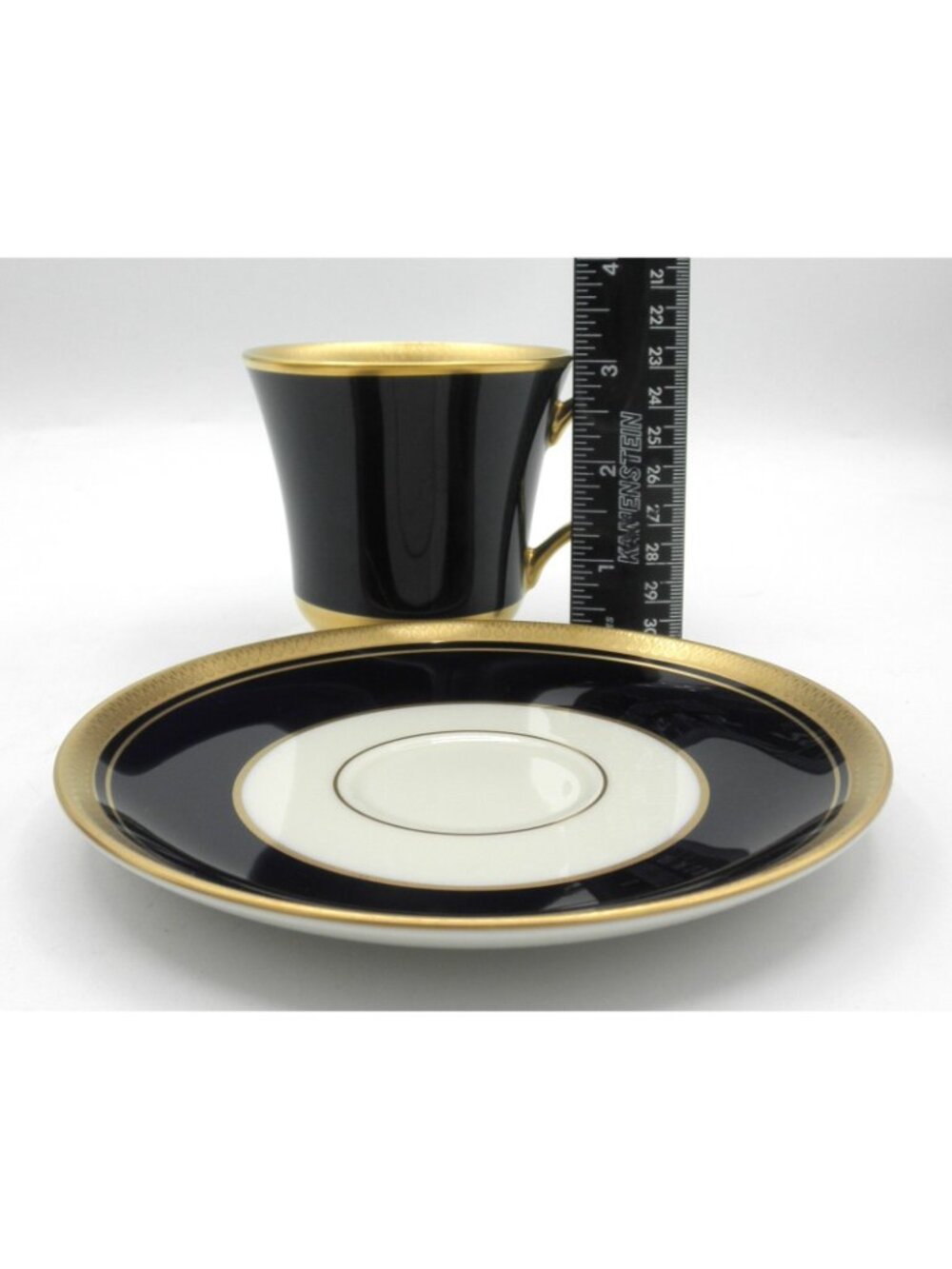 Palace Royale by Pickard Flat Cup and Saucer Set of 3 Pattern: PICPAR Excellent! - Picture 5 of 11